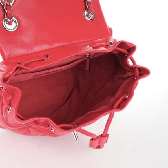 CHANEL Quilted Small Urban Spirit Backpack, Red - Picture 3 of 8